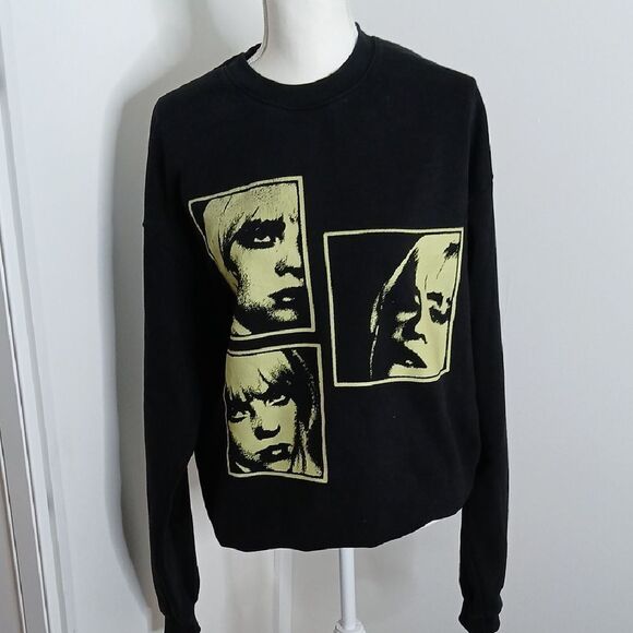 Billie Eilish 2022 Happier than Ever Worldtour Crewneck Unisex Large - Picture 1 of 6